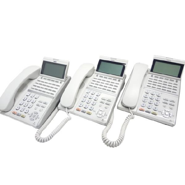 未使用 NEC DT400 DTZ-24D-2D(WH)24ボタン1台　② NEC ビジネスフォン ビジネスホン NEC DTZ-24D-2D(WH)TEL DT400 24