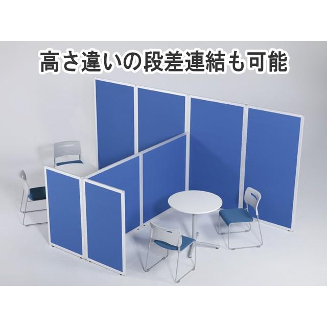 ローパーティション 組立式 パーティション Hさ1800mm W600mm クロス