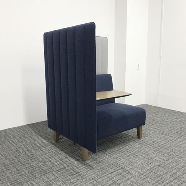 KOKUYO 応接用ソファ 1人用 インターバル コクヨ ブルー 中古 RI KOKUYO 応接用ソファ 1人用 インターバル コクヨ ブルー 中古 RI