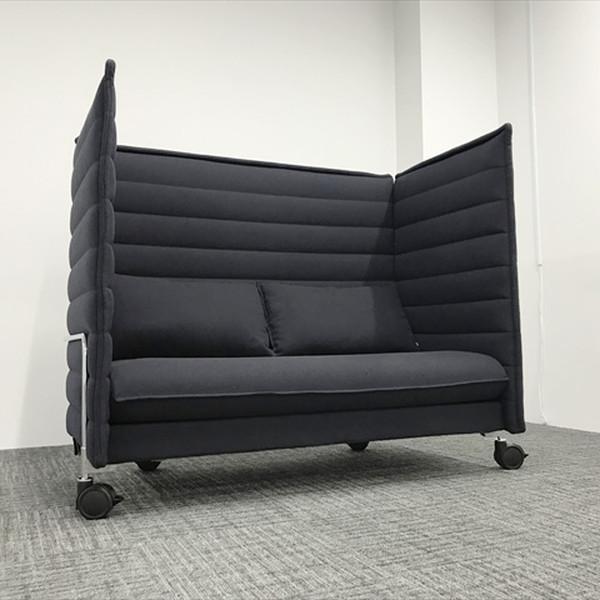 vitra. 応接用ソファ 2人用 ヴィトラ アルコーヴ キャスター付