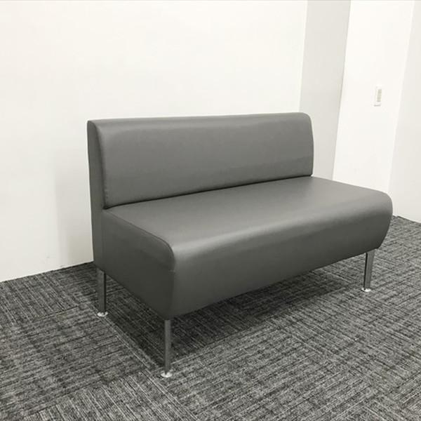 オカムラ（okamura） 応接用ソファ 2人用 ワークブース用ソファ グレー 