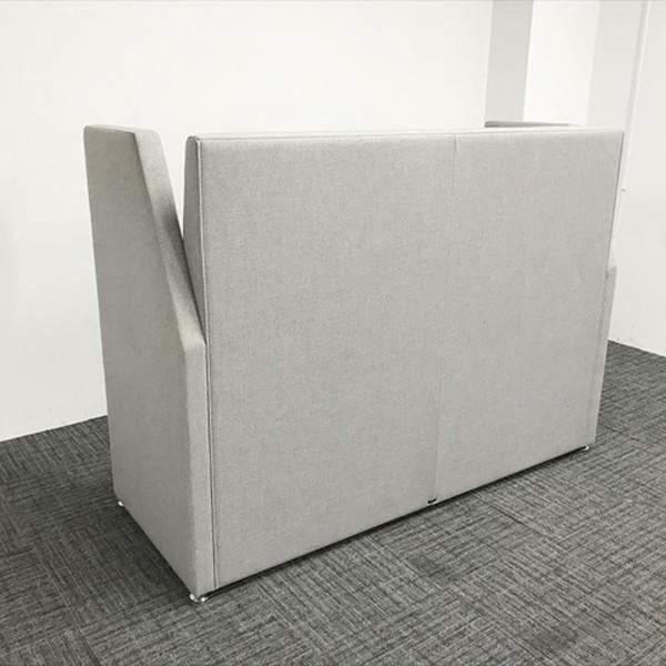 アダル（ADAL） 応接ソファ 3人用 パネル付 グレー 中古 RI-875332B 