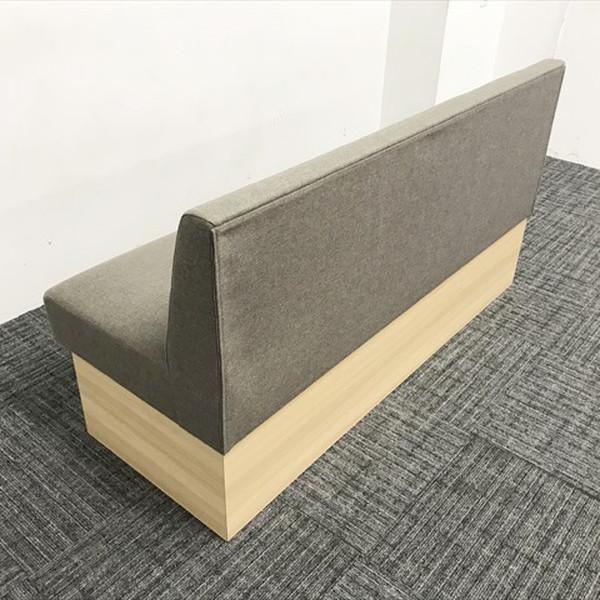 応接用ソファ 2人用 相合家具 グレー 中古 RI-875334B
