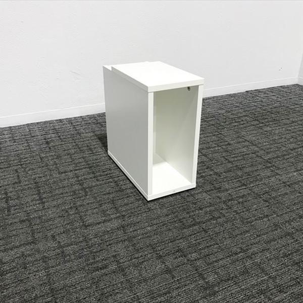置台 レモダ 収納付サイドテーブル ホワイト 中古 RO-872132A