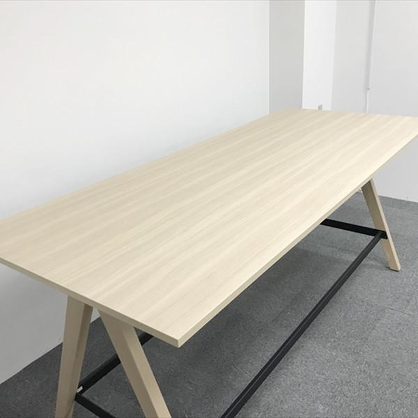 くも　中古カウンターテーブル KOKUYO（コクヨ） ハイテーブル デイズオフィス ウッドチルト