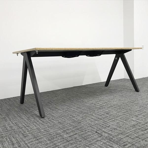 ミーティングテーブル 完成品 3点セット イングリーン コクヨ □ 中古 TM-872417B_3
