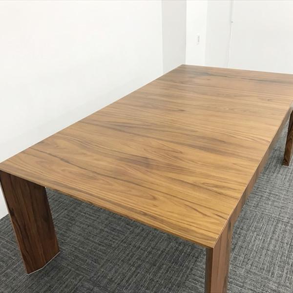 Cassina ミーティングテーブル 要組立 エルドム カッシーナ ブラウン 