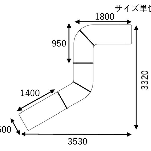 Cassina カッシーナ ミーティングテーブル 要組立 イクスシー リトモコネクトシステムテーブル 5枚天板 W3530 D3320 ...