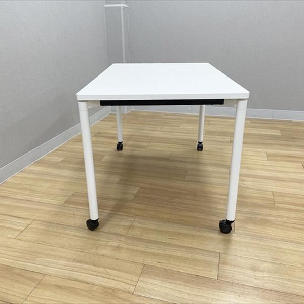 コクヨ ミーティングテーブル 完成品 ジュート キャスター付 ホワイト