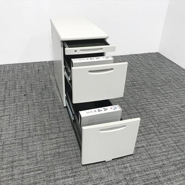 オカムラ（okamura） 脇デスク 3段 SDシリーズ 幅400×奥行700×高さ700