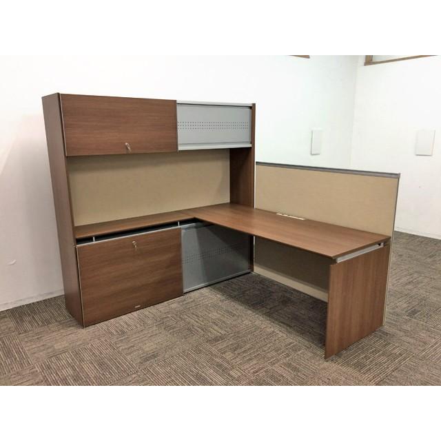 エグゼクティブデスク プロセルバ 書庫付L型テーブル オカムラ 中古 XD832694Bオフィス家具fit 通販 Yahoo