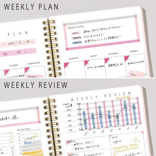 ギフト メール便送料無料 スタディプランナー リングノートタイプ 3ヵ月の勉強手帳 スタプラ部 スケジュール 勉強 計画 受験 いろは出版 Aynaelda Com