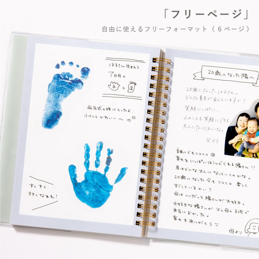 ポイント10倍！ふたりで書く育児日記 マタニティーアルバム GFD-01/02/03 かわいい エコー写真 超音波 赤ちゃん ベビーアルバム メール便送料無料 いろは出版 |  | 10