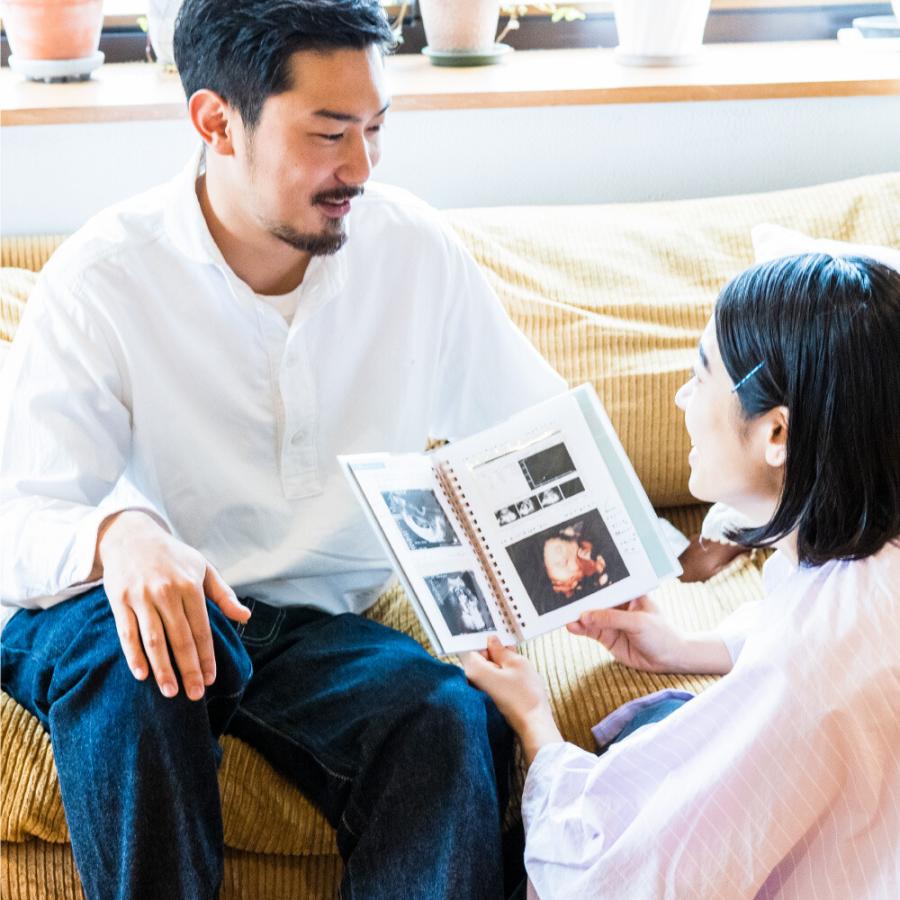 ポイント10倍！ふたりで書く育児日記 マタニティーアルバム GFD-01/02/03 かわいい エコー写真 超音波 赤ちゃん ベビーアルバム メール便送料無料 いろは出版 |  | 16