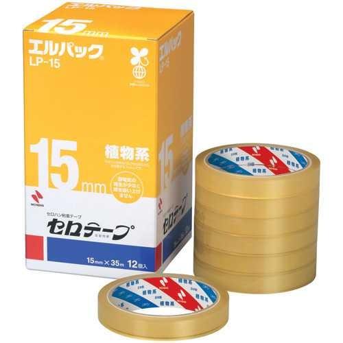 セロテープ Lパック LP-15 15mm×35m 12巻 ニチバン - テープ
