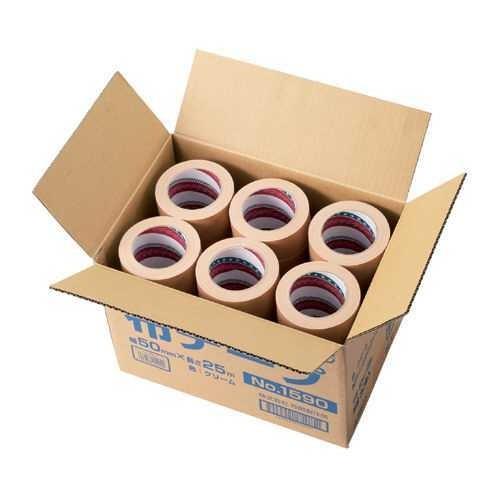 布テープ 1590NP 50mm×25m 無包装 30巻 寺岡製作所の画像