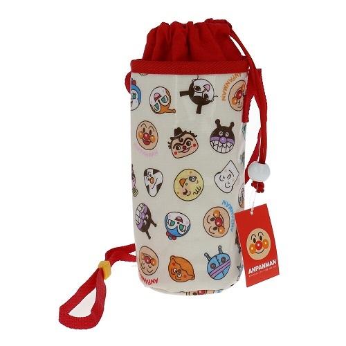 メール便対応 アンパンマン オールスター柄 ペットボトルホルダー＜赤