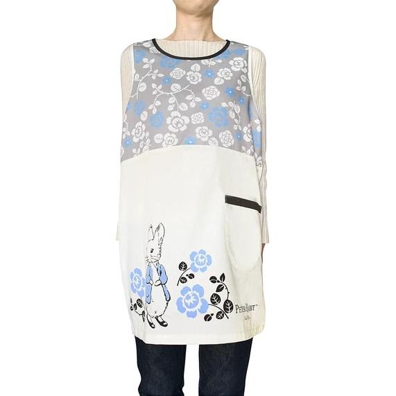 メール便送料無料 ピーターラビット 大人用エプロン M〜Lサイズ 保育士