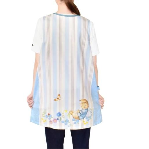 メール便送料無料 ピーターラビット 大人用エプロン M〜Lサイズ 保育士