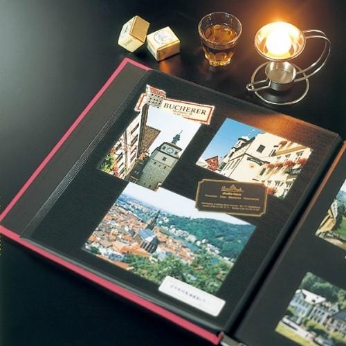 100年台紙 フリーアルバム替台紙 Lサイズ ブラック アH-LFR-5-D