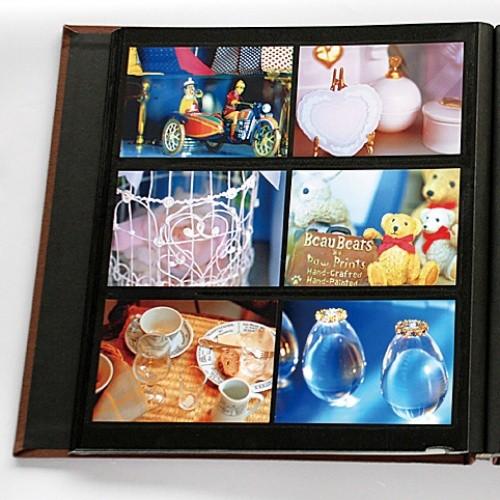 100年台紙 フリーアルバム替台紙 Lサイズ ブラック アH-LFR-5-D