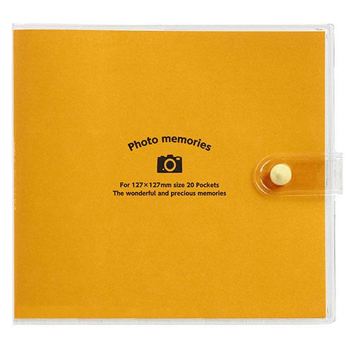 アルバム カバーポケットアルバム ましかくサイズ 127×127mm 20枚収納