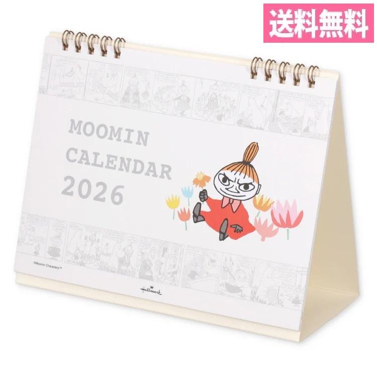 ムーミン リトルミイ 2026年卓上カレンダー（横型）YDC-845-506 日本