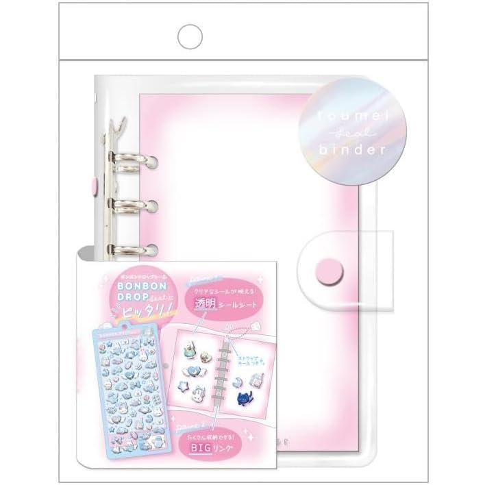 ボンボンドロップシールにぴったり！透明シールバインダー シール手帳