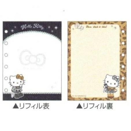 キティちゃん　バインダー　シール帳　手帳バインダーカードリフィル　A6サイズ キティちゃん バインダー シール帳 手帳バインダーカードリフィル A6