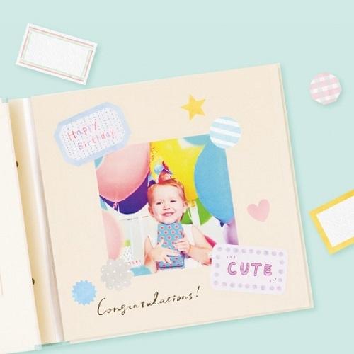 メール便対応 デコラップアルバム・ハート ＜ピンク＞ DCP-AL10-PK