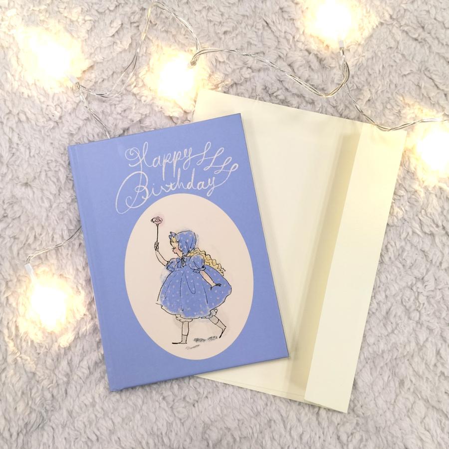 メール便送料無料 メッセージブック Happy Birthday はな くらはしれい