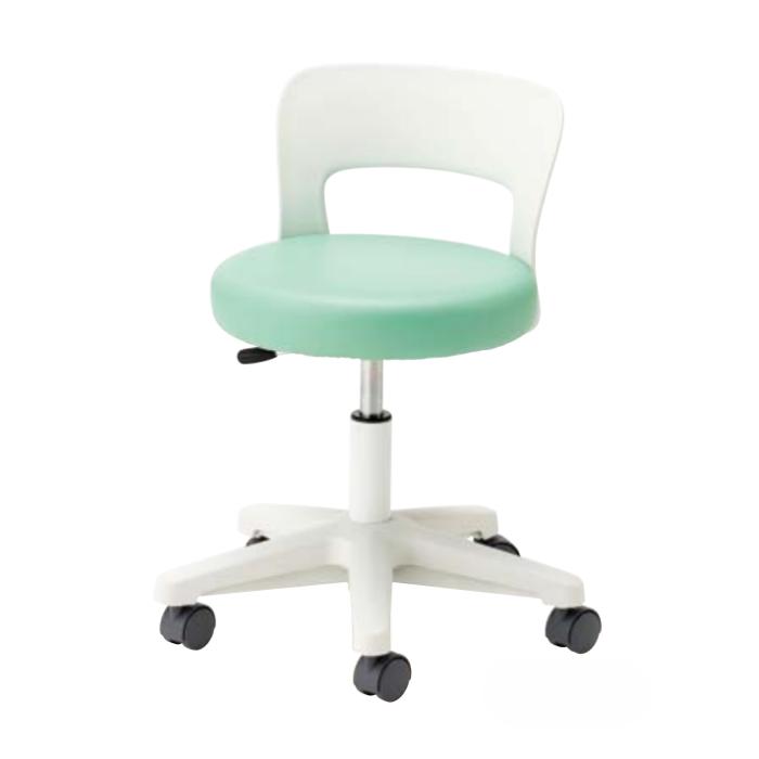 患者用椅子 医療施設用椅子 ミドルタイプ 背付き キャスター脚 ガス上下調節 ノーリツイス CA-14-Z | 