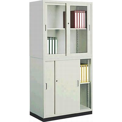 KOKUYO（コクヨ） 書庫 スチール保管庫 深型 上下セット ベース付 S