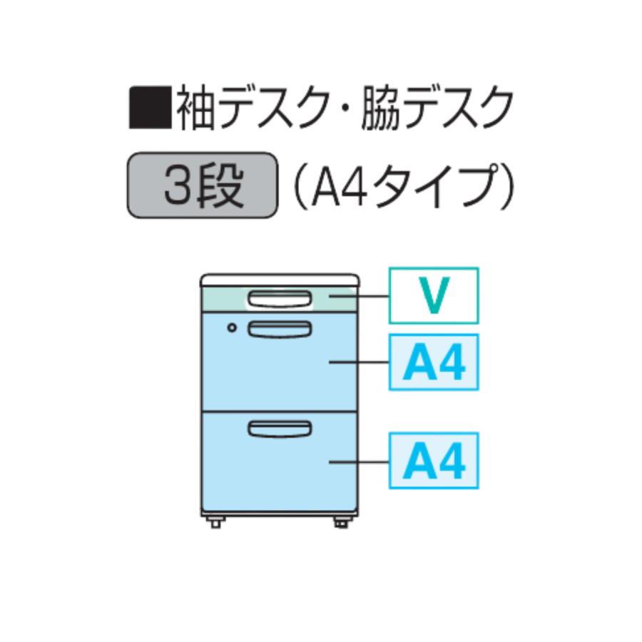 KOKUYO（コクヨ） 事務用デスク SR型 旧JIS規格 片袖デスク W1060×D730