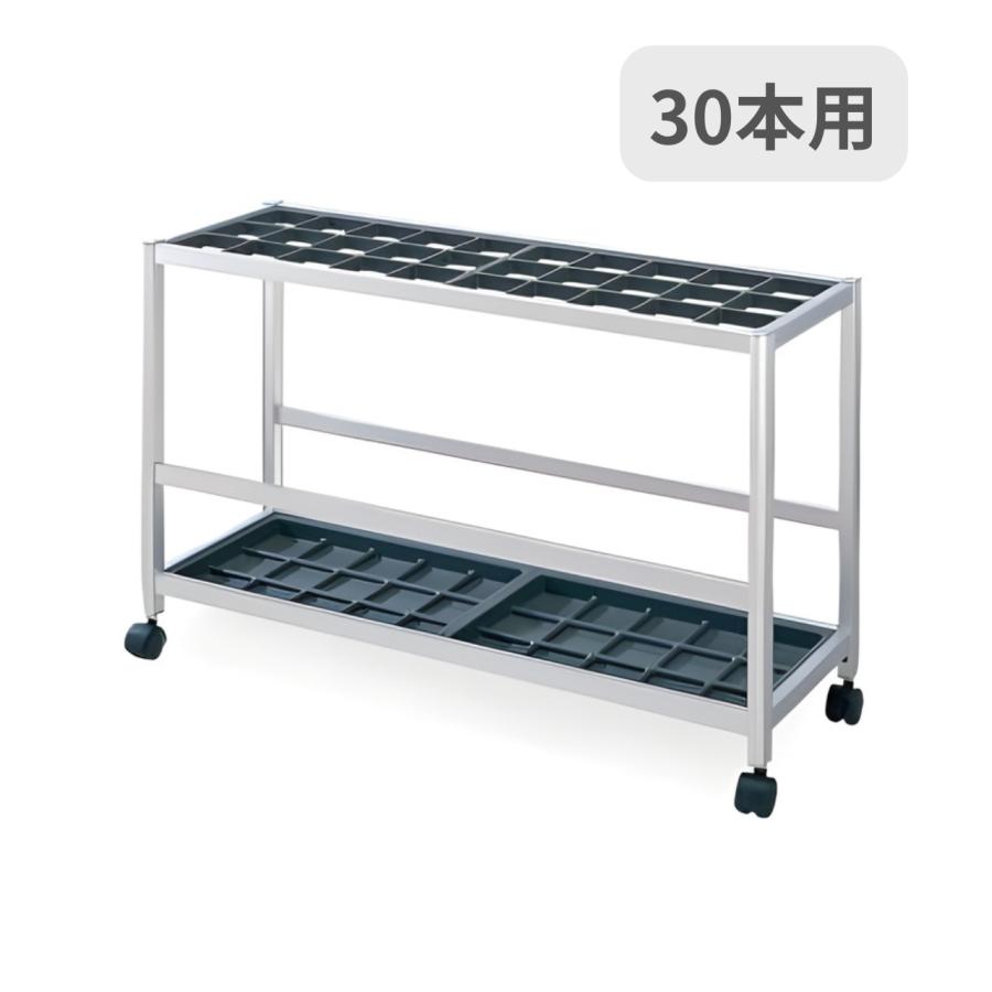 コクヨ 傘立て 30本用 アルミ製 W930 事務所 店舗 業務用 KOKUYO KOKUYO（コクヨ） 傘立て フレームタイプ アルミ 中棚なし キャスター