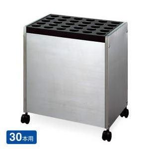 KOKUYO コクヨ 傘立て 筒状タイプ ステンレス キャスター付 30本 W485×D320×H500mm US-G180N