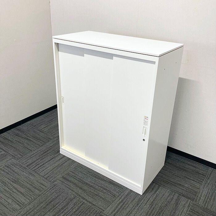 レクトライン オカムラ レクトラインシリーズ 引違い書庫［3枚扉