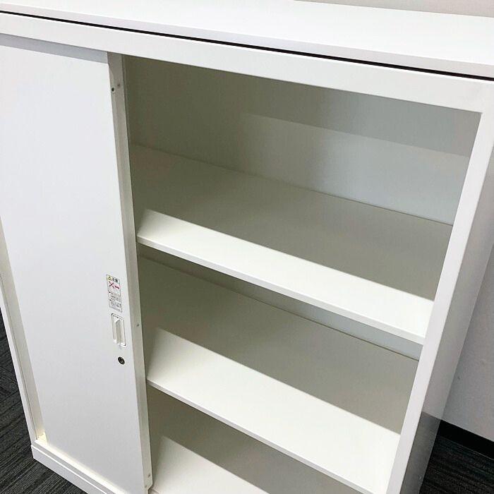 レクトライン オカムラ レクトラインシリーズ 引違い書庫［3枚扉