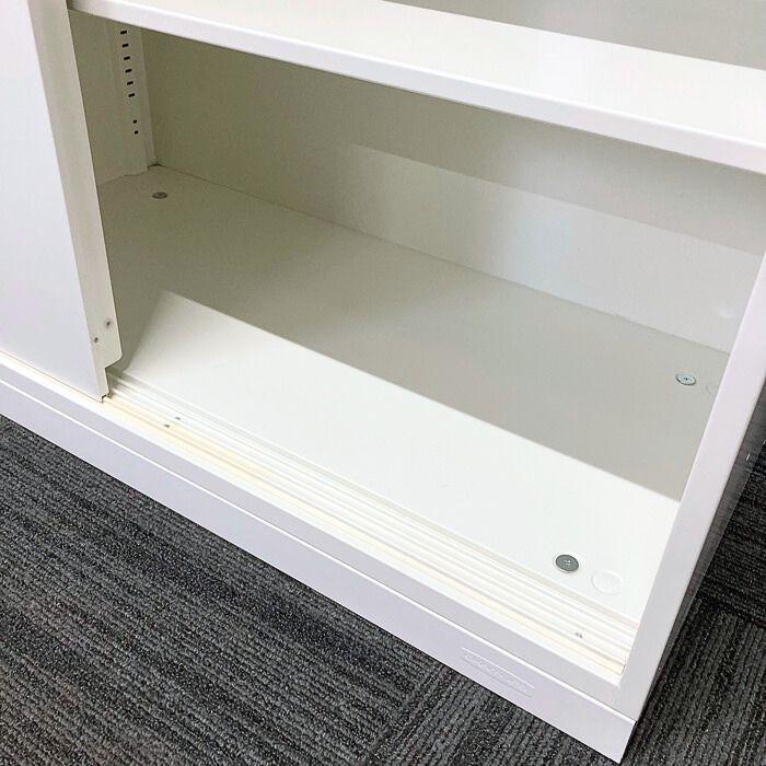 レクトライン オカムラ レクトラインシリーズ 引違い書庫［3枚扉