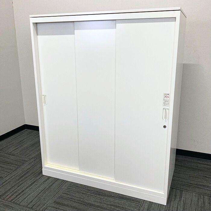 レクトライン オカムラ レクトラインシリーズ 引違い書庫［3枚扉