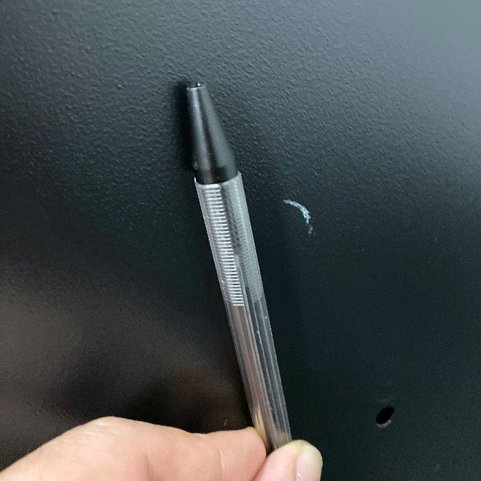 オカムラ モバイル機器保管庫シリーズ モバイルロッカ［2列6段12庫］ 4ZY1EW ZK25 W900×D450×H1115 天板プライズウッドミディアム本体ブラック 2022年製 中古_9