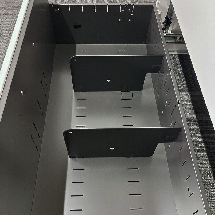 オカムラ（okamura） レクトラインシリーズ 両開き＋3段ラテラル W900