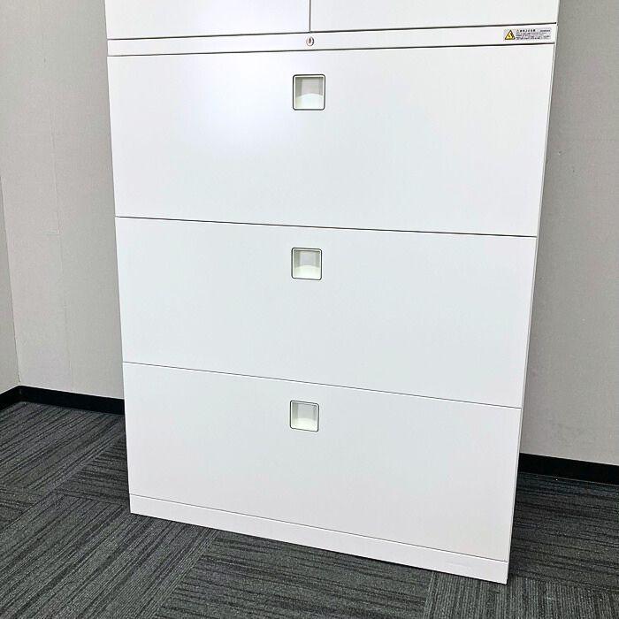 オカムラ（okamura） レクトラインシリーズ 両開き＋3段ラテラル W900