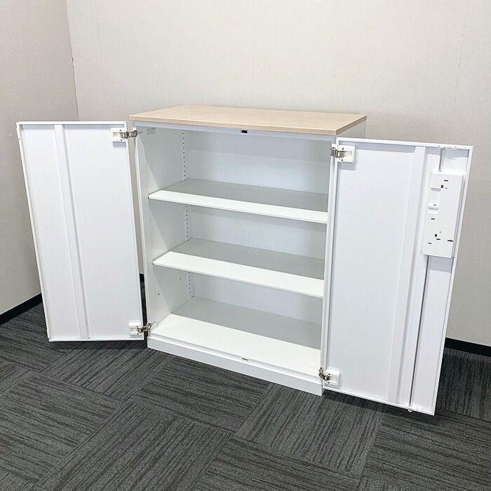 KOKUYO（コクヨ） エディアシリーズ 両開き書庫 BWUH-SP59SAWN W900 