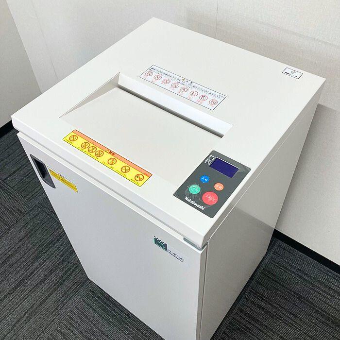 ナカバヤシ オフィスシュレッダ N-406E W500×D500×H900 チップボックス 
