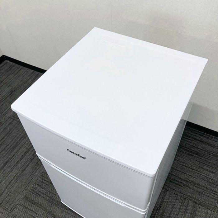 COMFEE' 2ドア冷蔵庫 RCT90WH/E 全定格内容積：90L ホワイト 2022年製