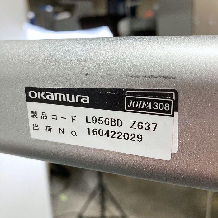 オカムラ L956シリーズ コートハンガー[20名用] L956BD Z637 W1500×D530×H1700 スキップシルバー 2022年製 中古_8