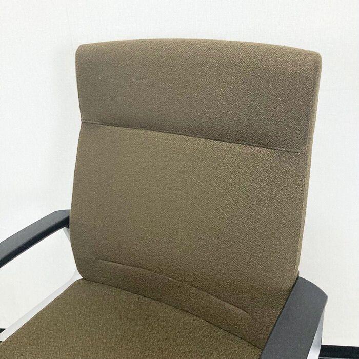 コクヨ 320シリーズ マネージメントチェア CR-G321 サークル肘付き ハイバック ダークブラウン 2022年製 中古_7