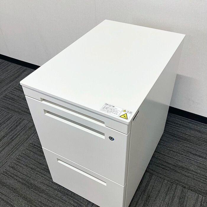 イトーキ CZRワゴンシリーズ 3段ワゴン CZR-046MPCB-W9 W400×D593×H651 ホワイト 中古の画像