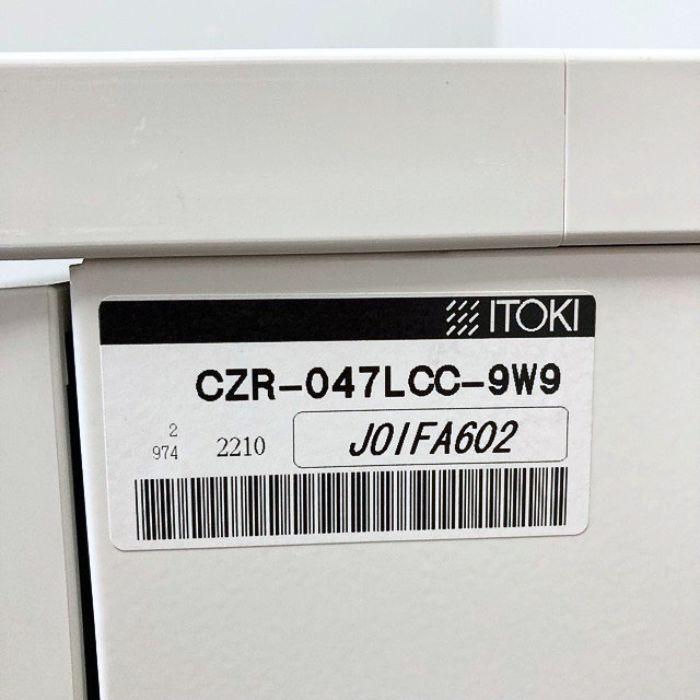 イトーキ CZRシリーズ 3段脇机 CZR-047LCC-9W9 W400×D700×H720 ホワイト 2022年製 中古_9